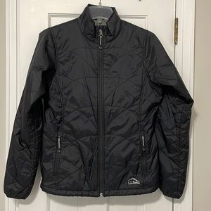 Women’s LLBean black jacket, size small